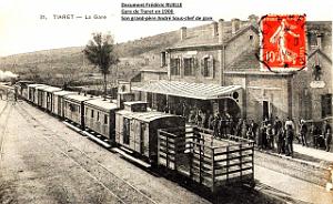0 10- gare de Tiaret 1908